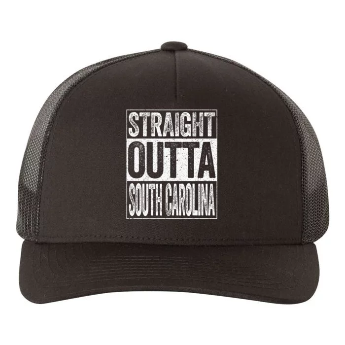 Straight Outta South Carolina Sc State Yupoong Adult 5-Panel Trucker Hat