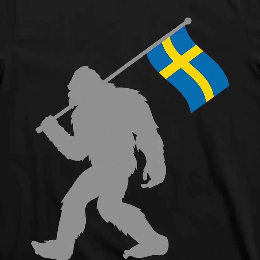 Sverige Or Swedish Flag On Sweden Flag T-Shirt