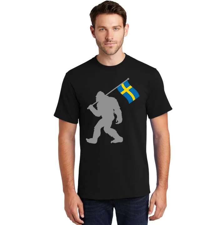 Sverige Or Swedish Flag On Sweden Flag Tall T-Shirt