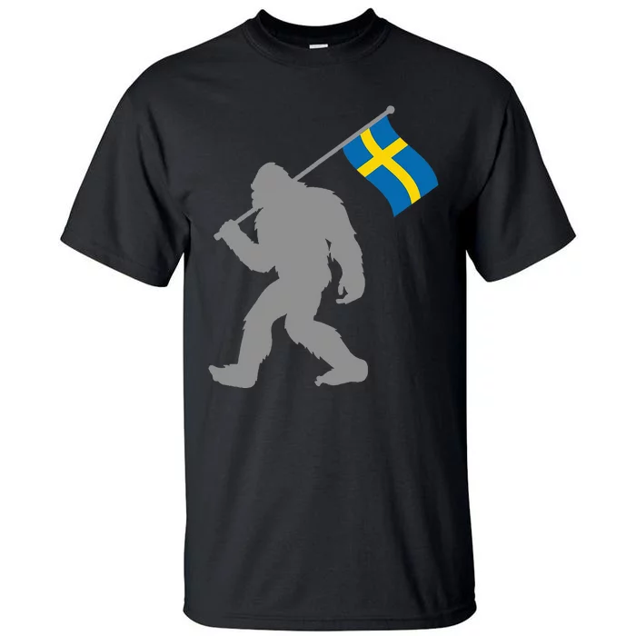 Sverige Or Swedish Flag On Sweden Flag Tall T-Shirt