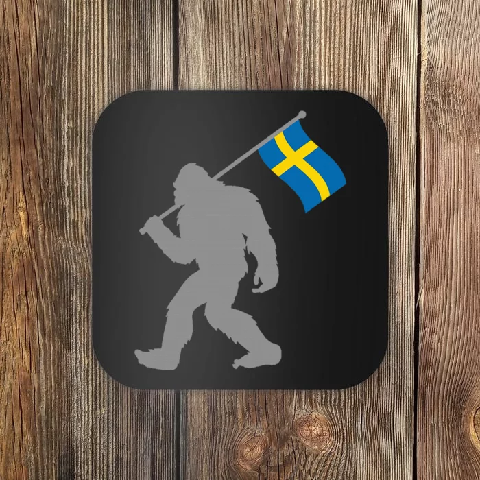 Sverige Or Swedish Flag On Sweden Flag Coaster