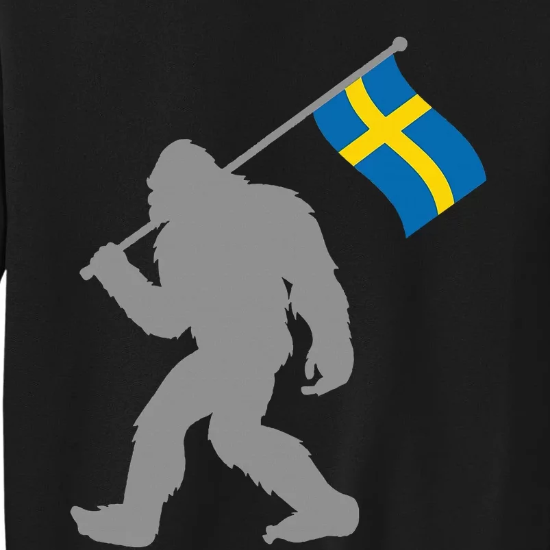 Sverige Or Swedish Flag On Sweden Flag Tall Sweatshirt