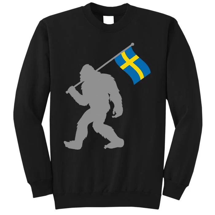 Sverige Or Swedish Flag On Sweden Flag Tall Sweatshirt