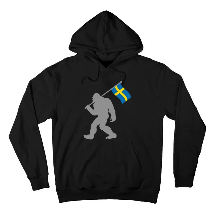 Sverige Or Swedish Flag On Sweden Flag Tall Hoodie