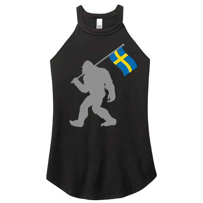 Sverige Or Swedish Flag On Sweden Flag Women’s Perfect Tri Rocker Tank