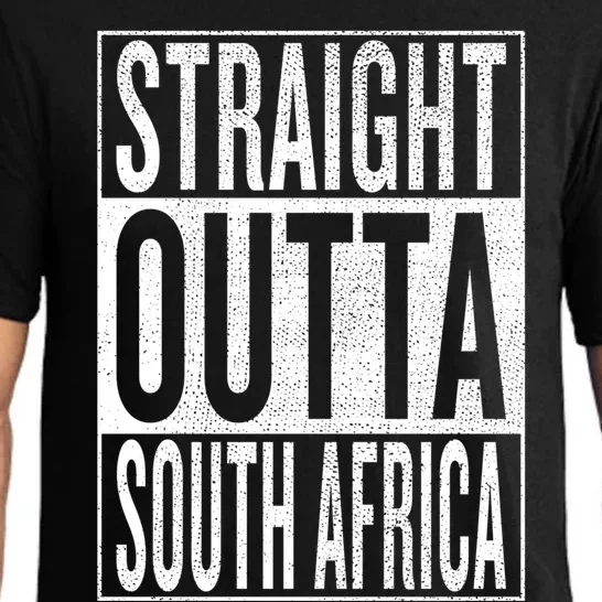 Straight Outta South Africa Gift Idea Pajama Set