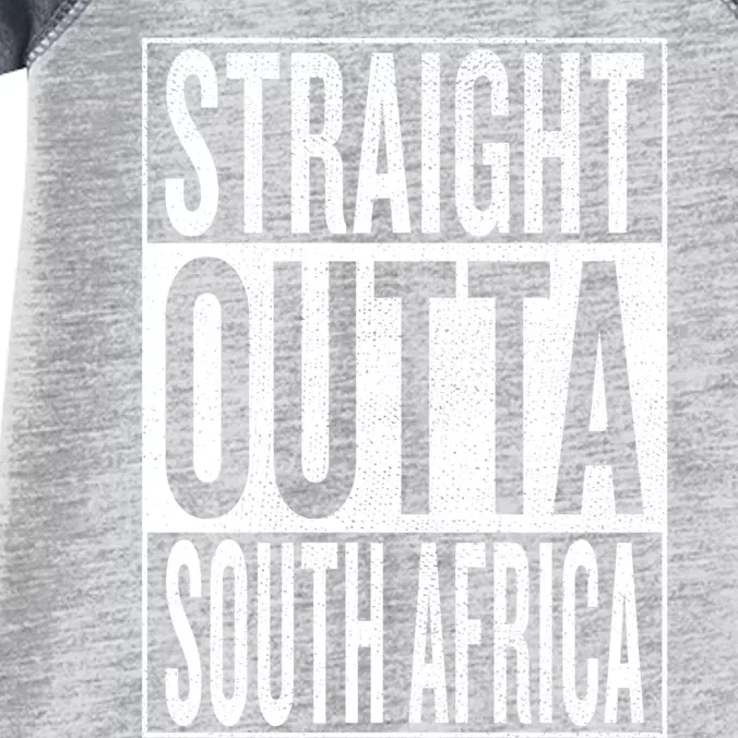 Straight Outta South Africa Gift Idea Infant Baby Jersey Bodysuit