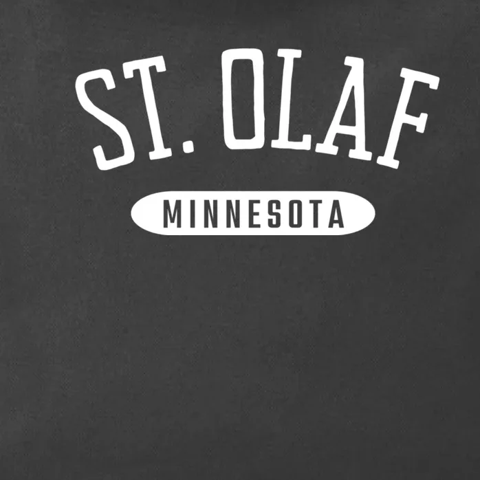 St. Olaf Shirt Classic Style St. Olaf Minnesota MN Zip Tote Bag