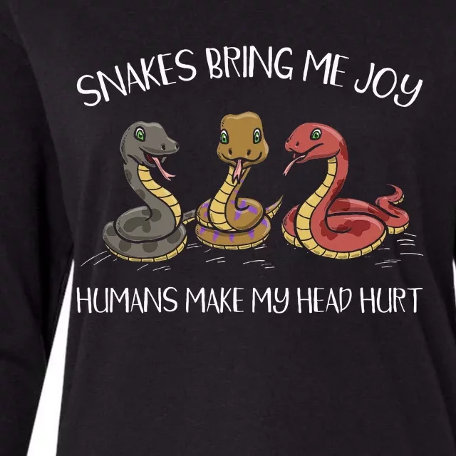 Snake Owner Snake Collector Snake Whisperer Serpent Womens Cotton Relaxed Long Sleeve T-Shirt