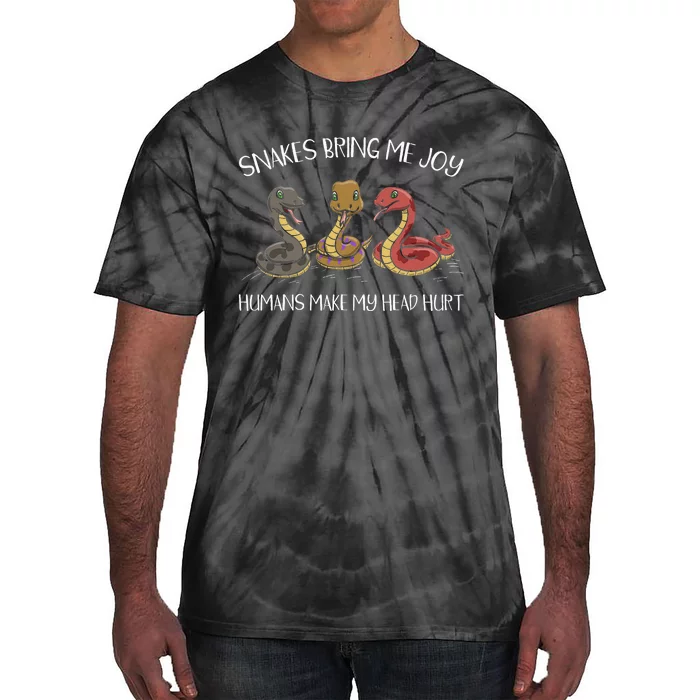 Snake Owner Snake Collector Snake Whisperer Serpent Tie-Dye T-Shirt