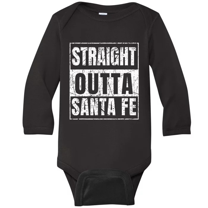 Straight Outta Santa Fe Baby Long Sleeve Bodysuit