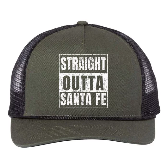 Straight Outta Santa Fe Retro Rope Trucker Hat Cap