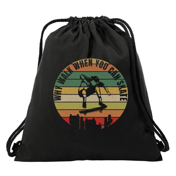 Skateboarder Outfit Skateboard Clothes Skater Skate Stuff Drawstring Bag