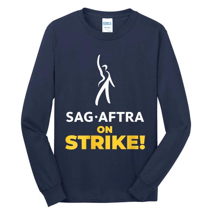 SAG_AFTRA On Strike Stand With SAG_AFTRA Tall Long Sleeve T-Shirt