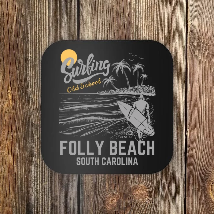 Surfing Old School Folly Beach South Carolina Coaster