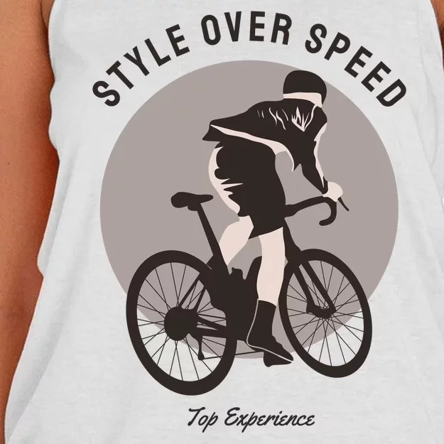 Style Over Speed Women's Knotted Racerback Tank