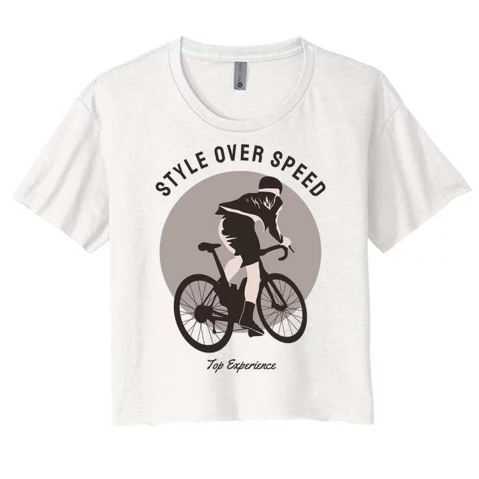 Style Over Speed Women's Crop Top Tee