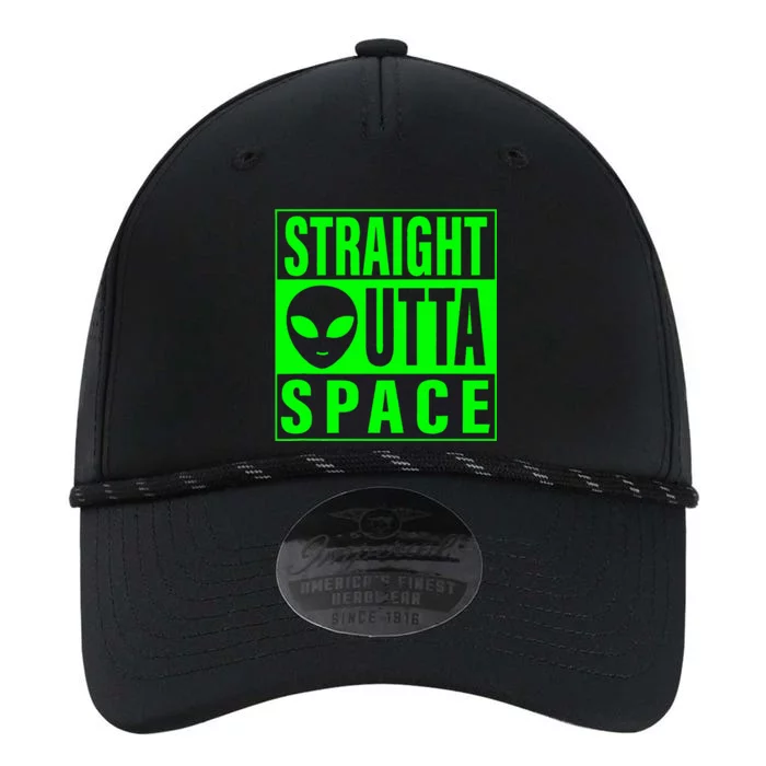 Straight Outta Space Funny Ufo Alien Costume Performance The Dyno Cap