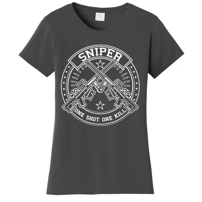 Sniper One Shot One Kill Women's T-Shirt