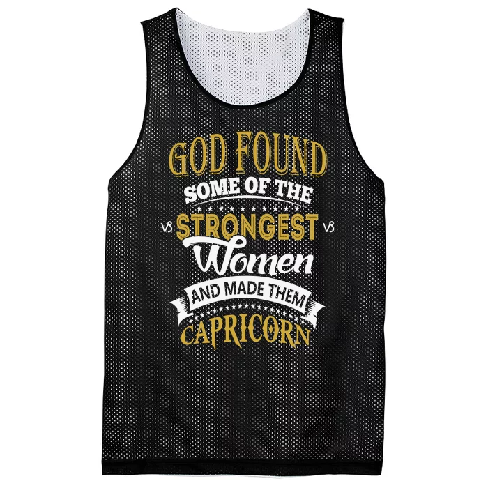 Some Of Strongest  And Made Them Capricorn Mesh Reversible Basketball Jersey Tank