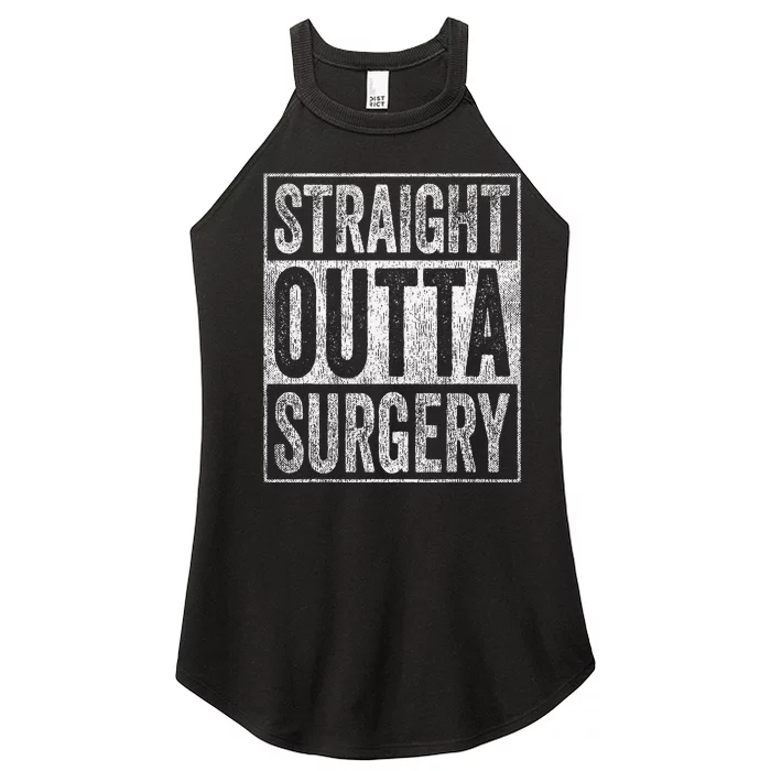 Straight Outta Surgery Women’s Perfect Tri Rocker Tank