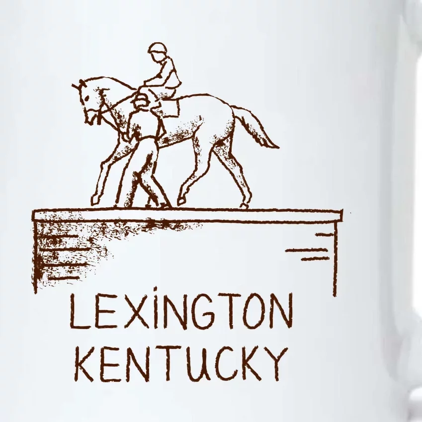 Statue Of Secretariat Lexington Kentucky Black Color Changing Mug