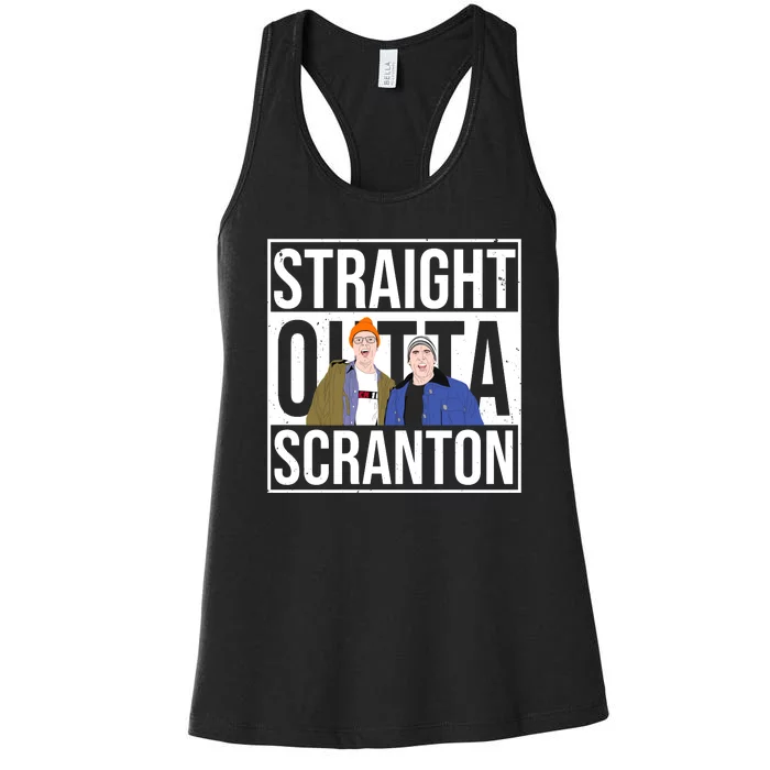 Straight Outta Scranton Women's Racerback Tank