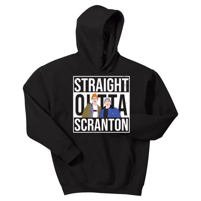 Straight Outta Scranton Kids Hoodie