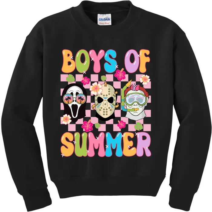 Spooky Of Summer Of Summer Horror Movie Kids Sweatshirt