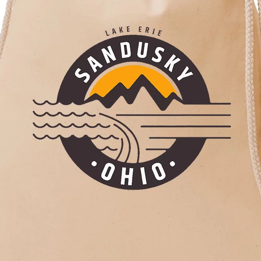 Sandusky Ohio Drawstring Bag