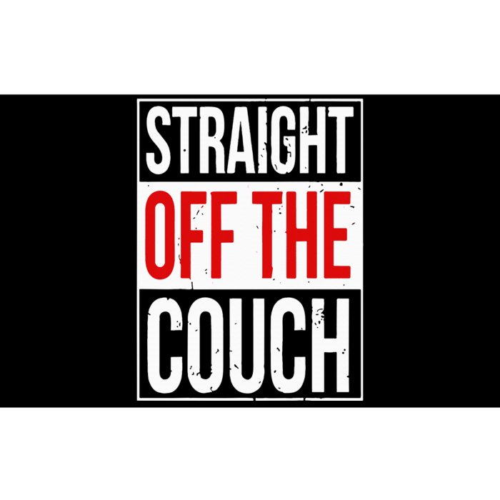 Straight Off The Couch Funny Football Meme Bumper Sticker