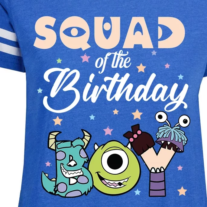 Squad Of The Birthday Boy Funny Party Enza Ladies Jersey Football T-Shirt