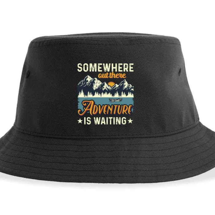 Somewhere Out There Adventure Is Waiting Sustainable Bucket Hat