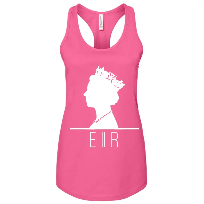 Silhouette Of The Queen Women's Racerback Tank