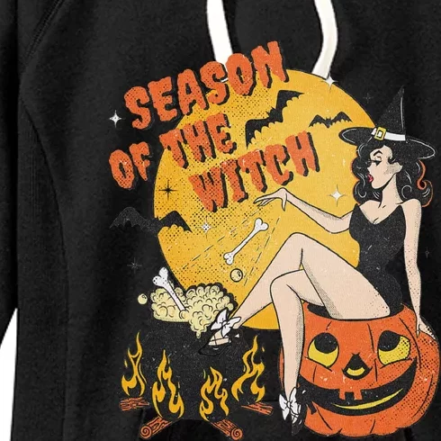 Season Of The Witch Halloween Samhain Women's Fleece Hoodie