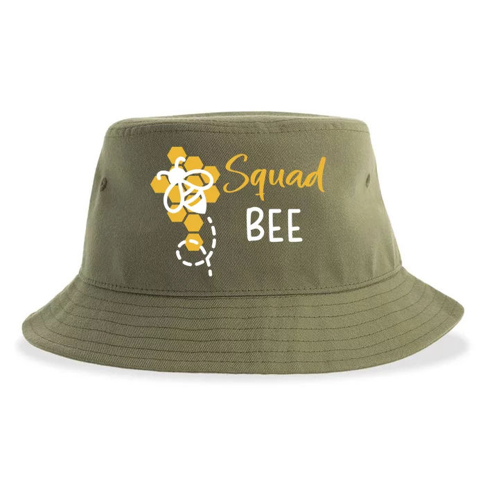 Squad Of The Bee 1st Birthday Outfit First Bee Day Family Gift Sustainable Bucket Hat