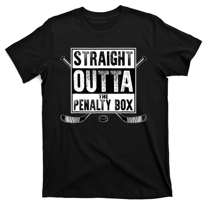 Straight Outta The Penalty Box Hockey T-Shirt