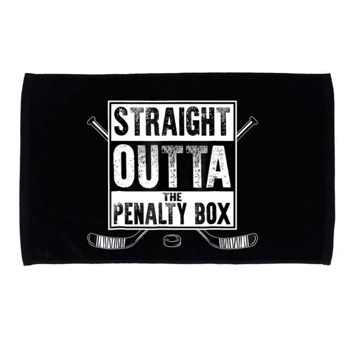 Straight Outta The Penalty Box Hockey Microfiber Hand Towel