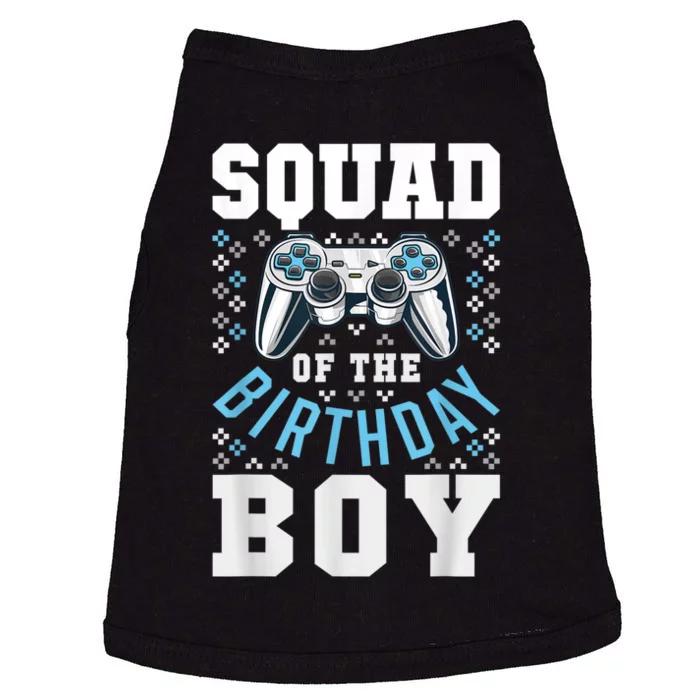 Squad Of The Birthday Boy Matching Video Gamer Birthday Doggie Tank