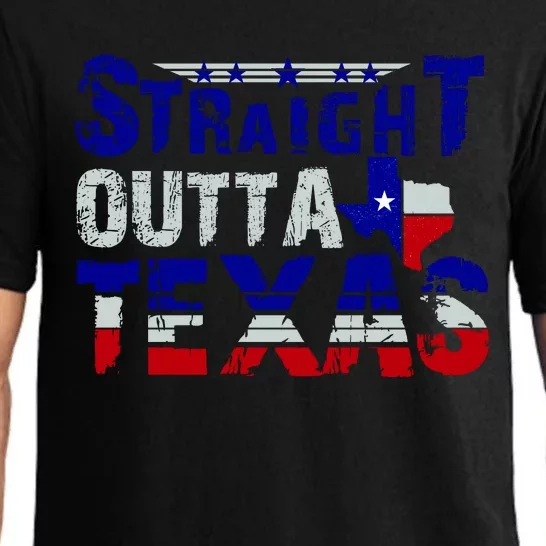 Straight Outta Texas Logo Pajama Set