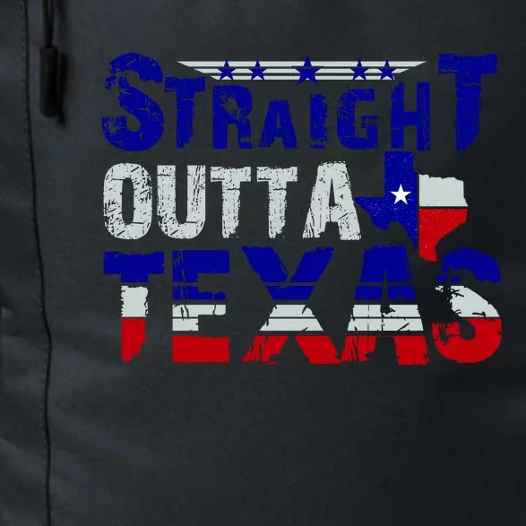 Straight Outta Texas Logo Daily Commute Backpack