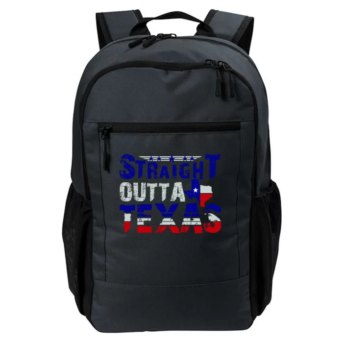 Straight Outta Texas Logo Daily Commute Backpack