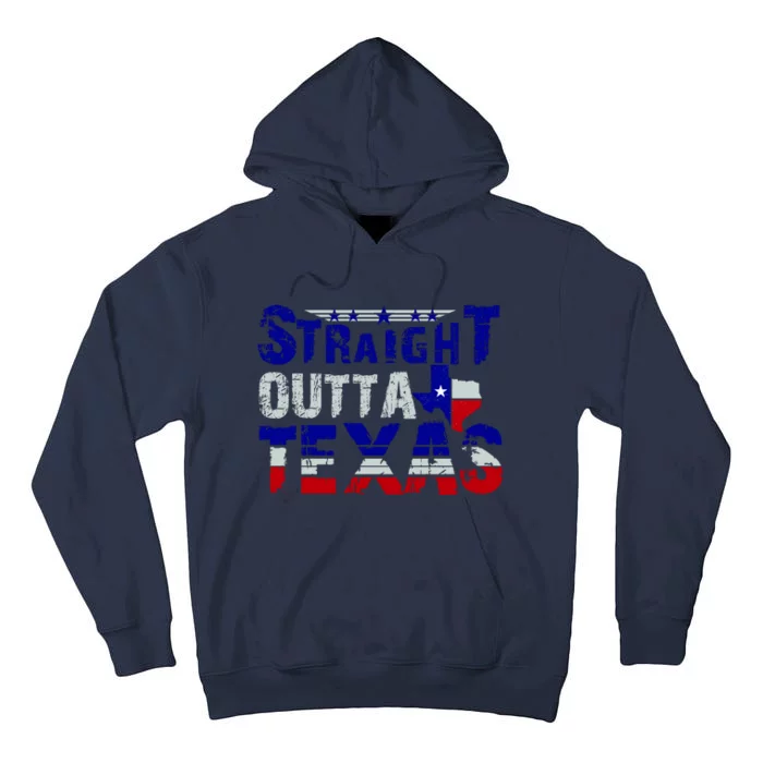 Straight Outta Texas Logo Tall Hoodie