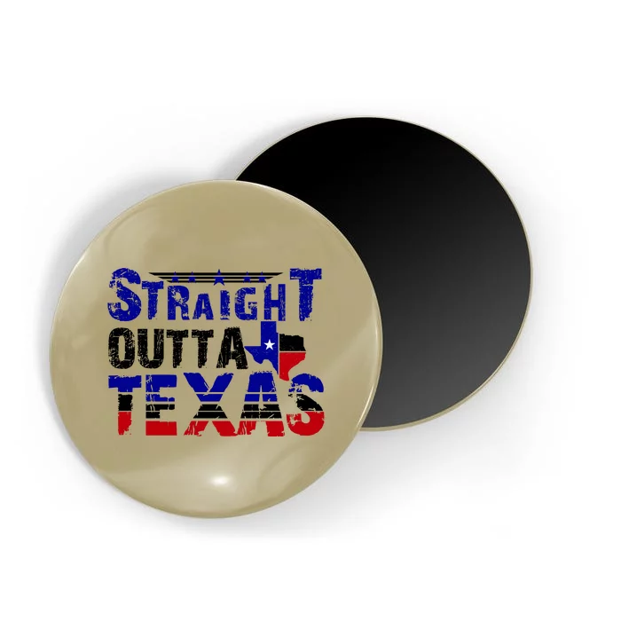 Straight Outta Texas Logo Magnet