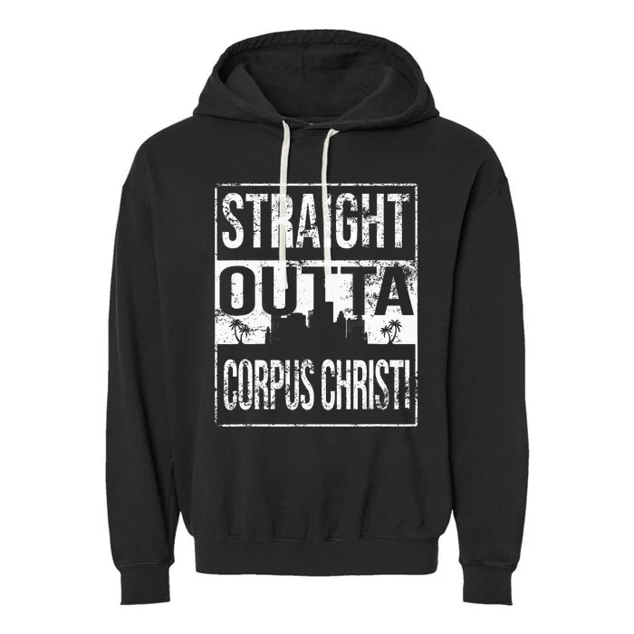 Straight Outta Texas Proud Fan Garment-Dyed Fleece Hoodie