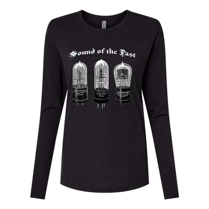 Sound Of The Past Antique Radio Collector Womens Cotton Relaxed Long Sleeve T-Shirt