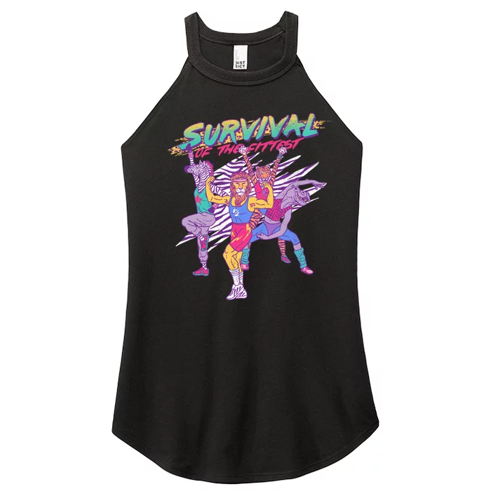 Survival Of The Fittest Women’s Perfect Tri Rocker Tank