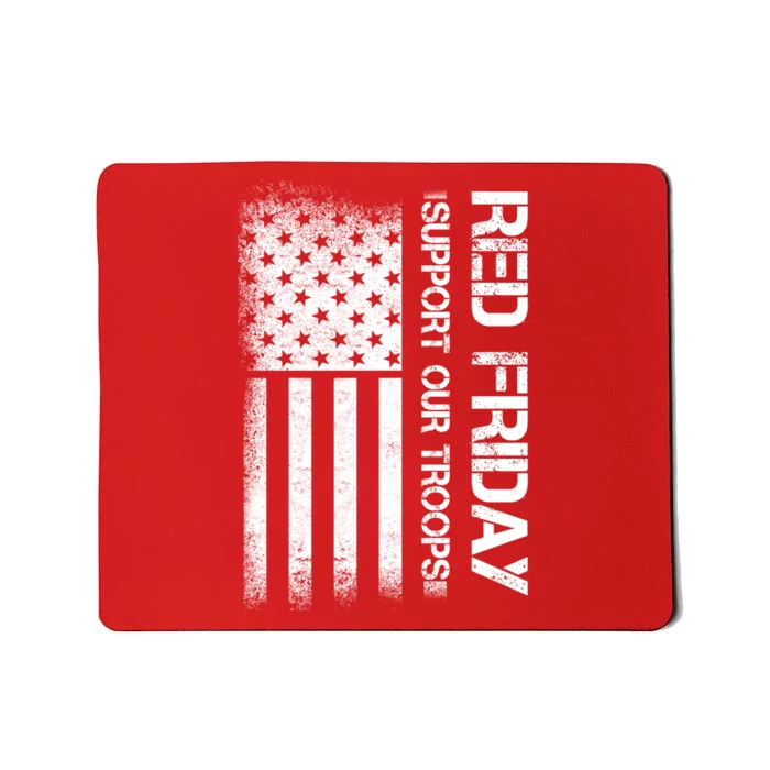 Support Our Troops Red Friday Mousepad