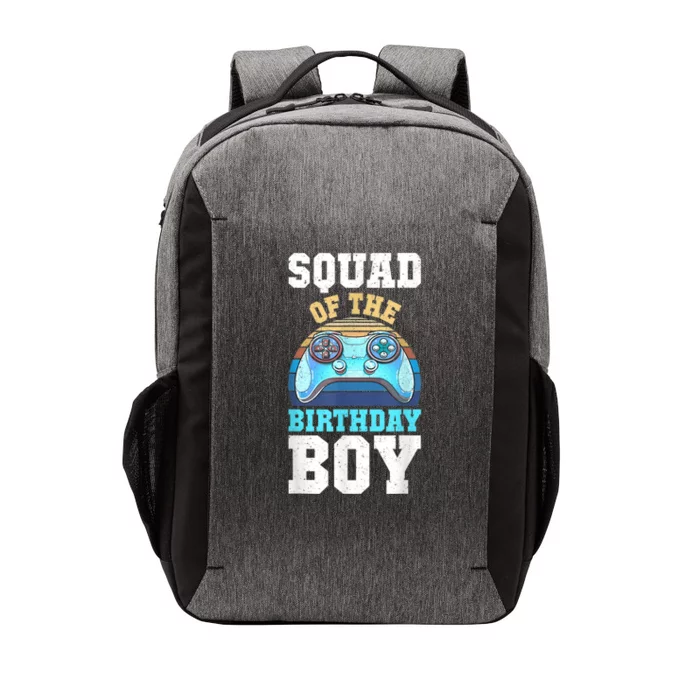 Squad Of The Birthday Boy Matching Video Gamer Birthday Vector Backpack