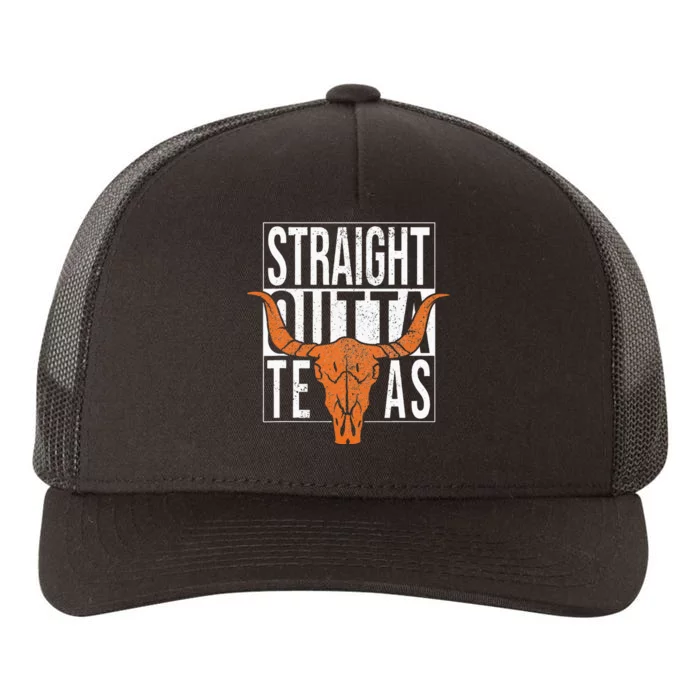 Straight Outta Texas 1845 For Proud Texans Yupoong Adult 5-Panel Trucker Hat